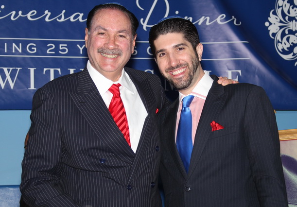 Howard and Jordan Fensterman honorees at Chabad